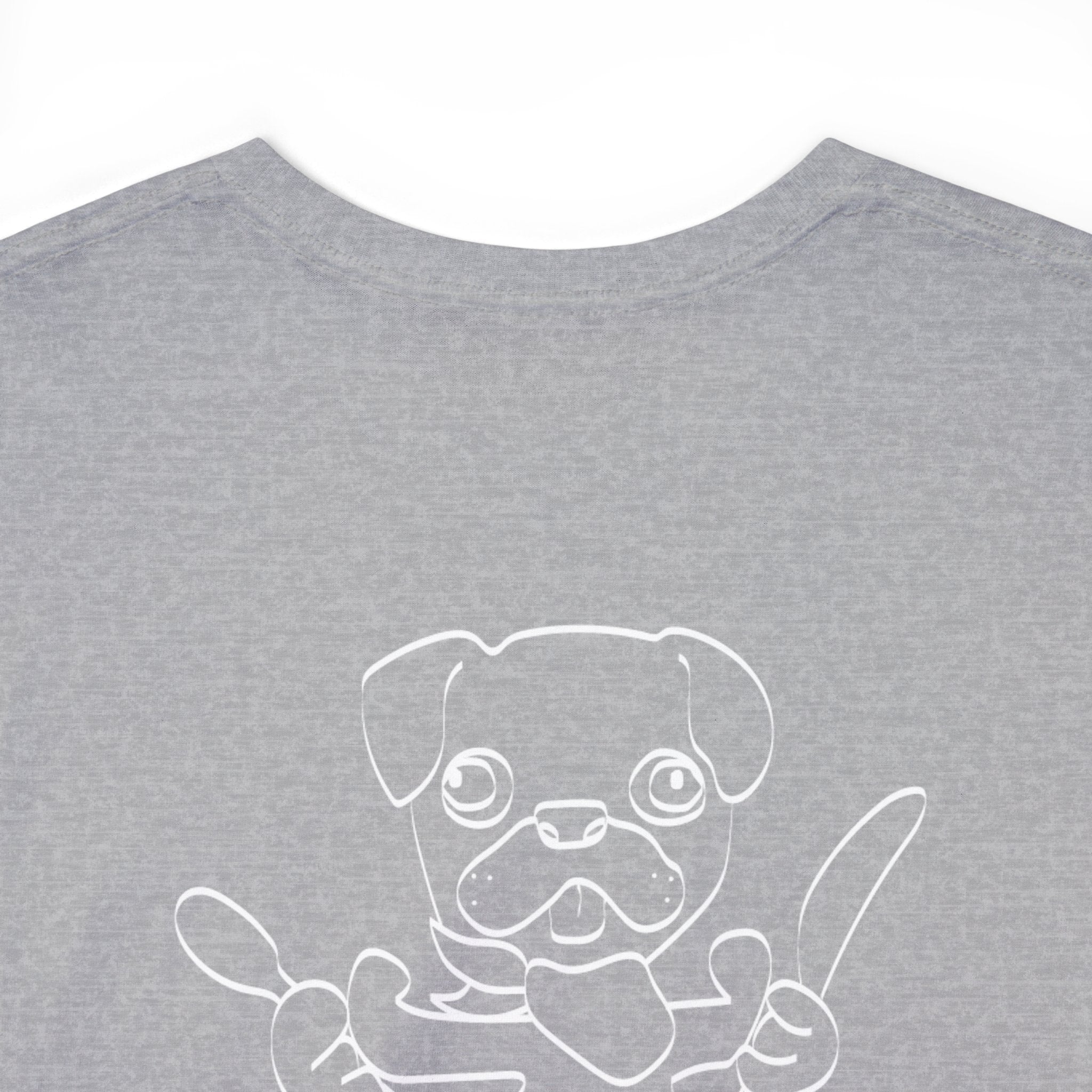 HUMAN FOOD PLEASE TEE GREY