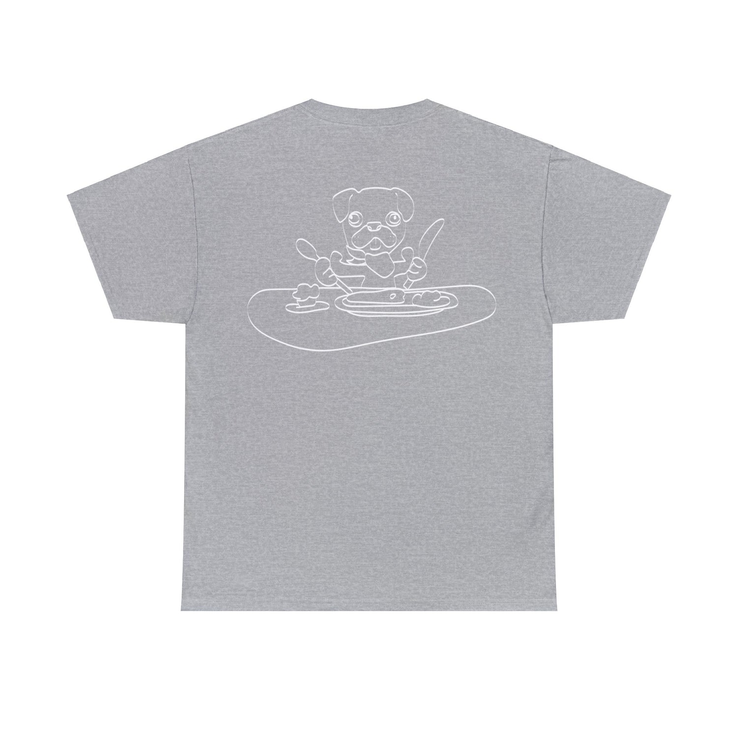 HUMAN FOOD PLEASE TEE GREY