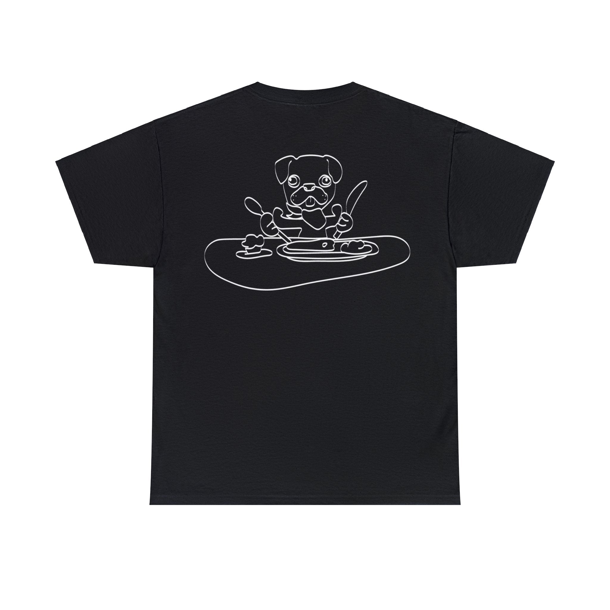 HUMAN FOOD PLEASE TEE BLACK