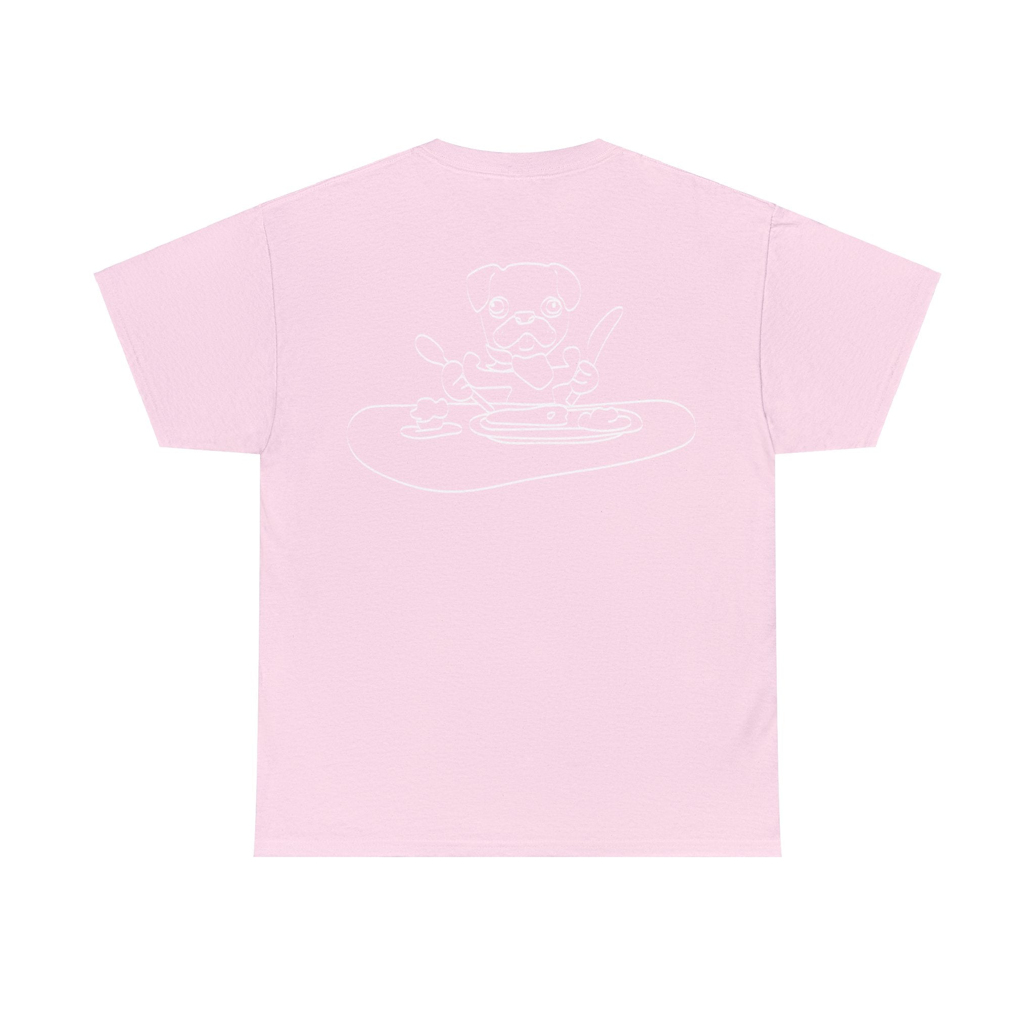 HUMAN FOOD PLEASE TEE PINK