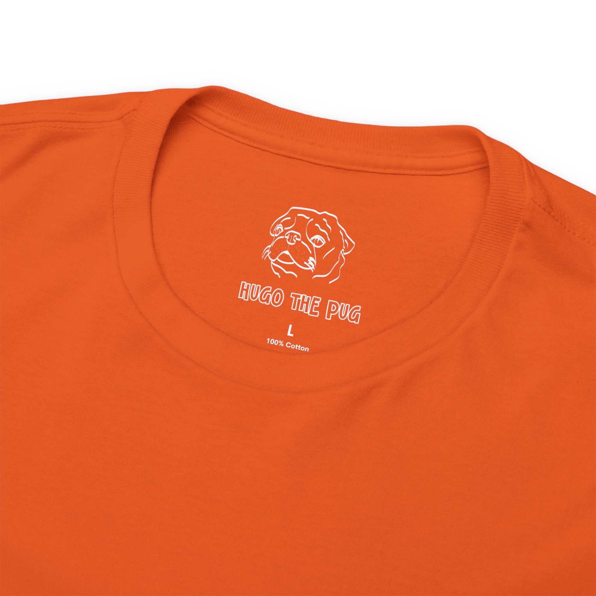 HUMAN FOOD PLEASE TEE ORANGE