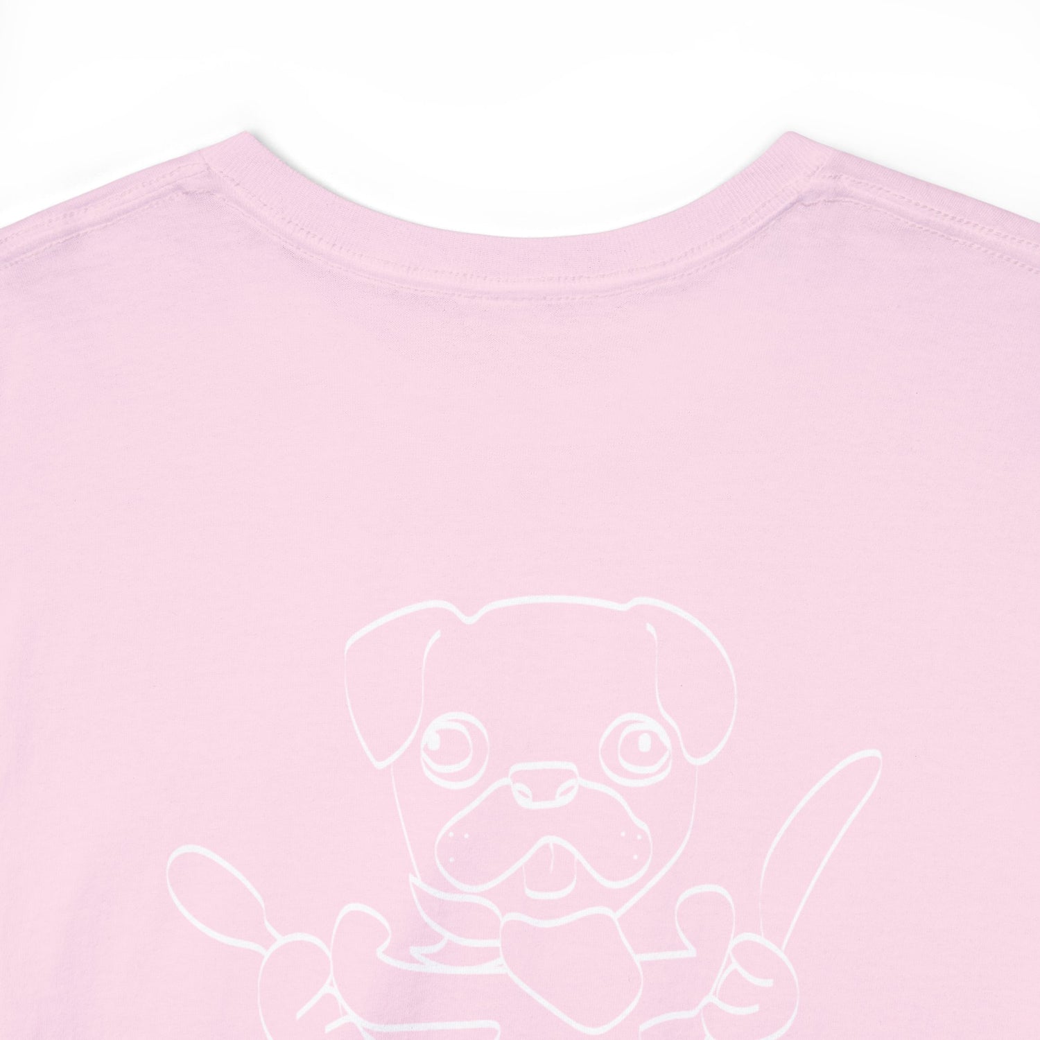 HUMAN FOOD PLEASE TEE PINK