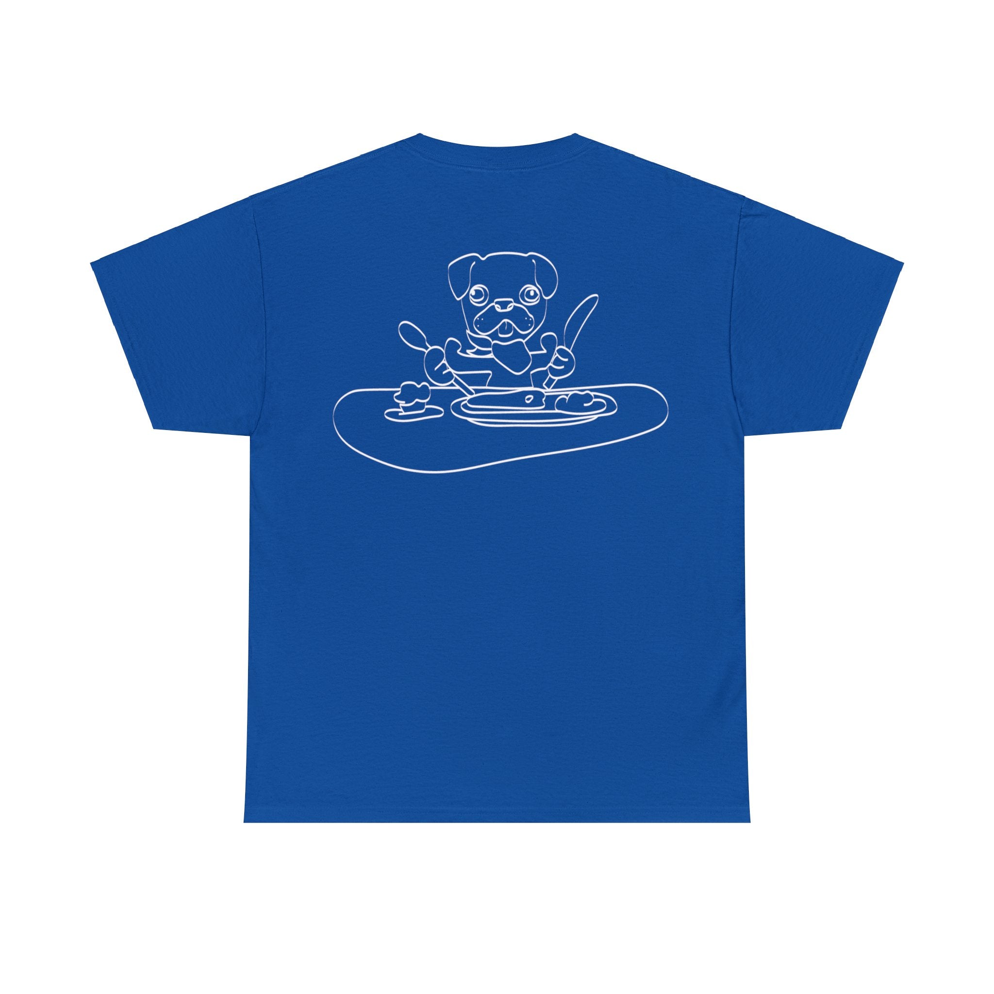 HUMAN FOOD PLEASE TEE ROYAL