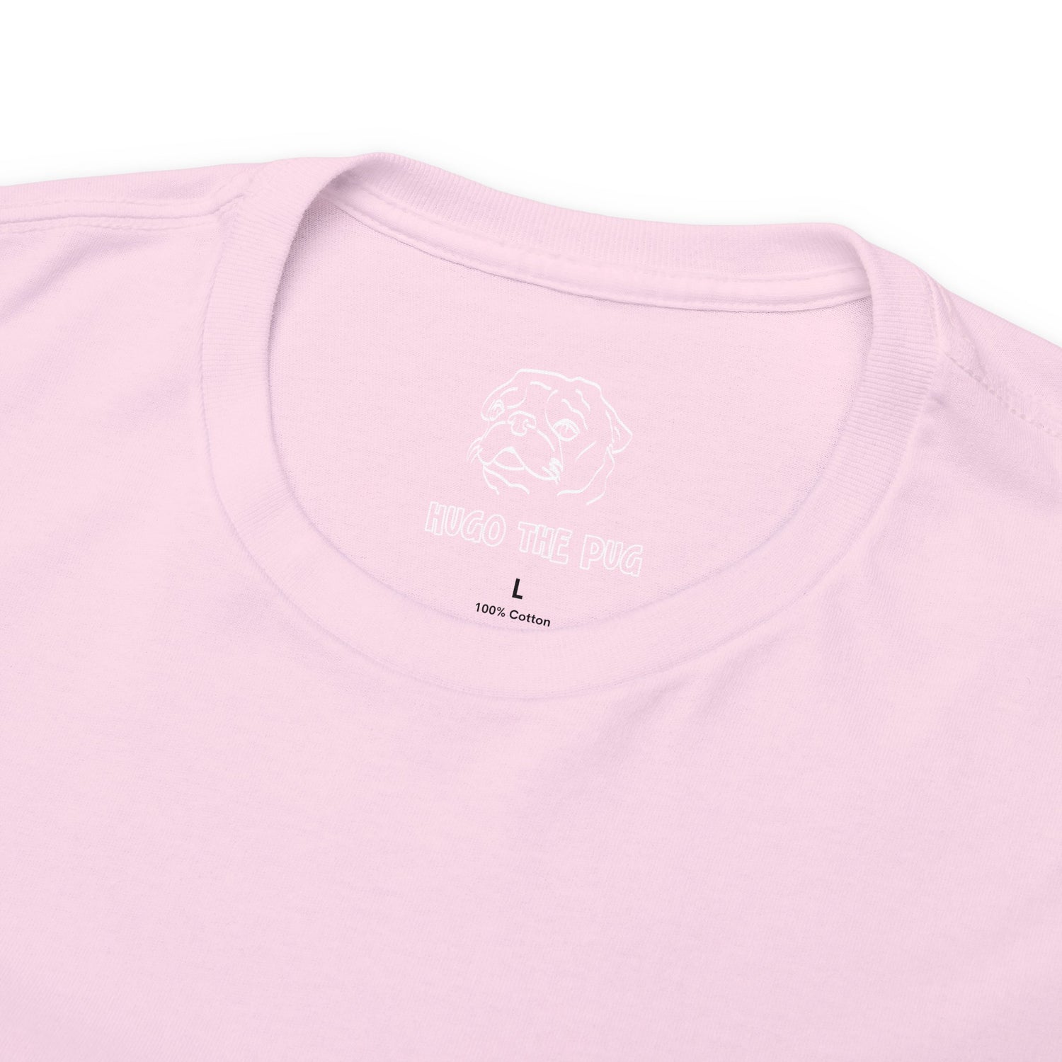 HUMAN FOOD PLEASE TEE PINK