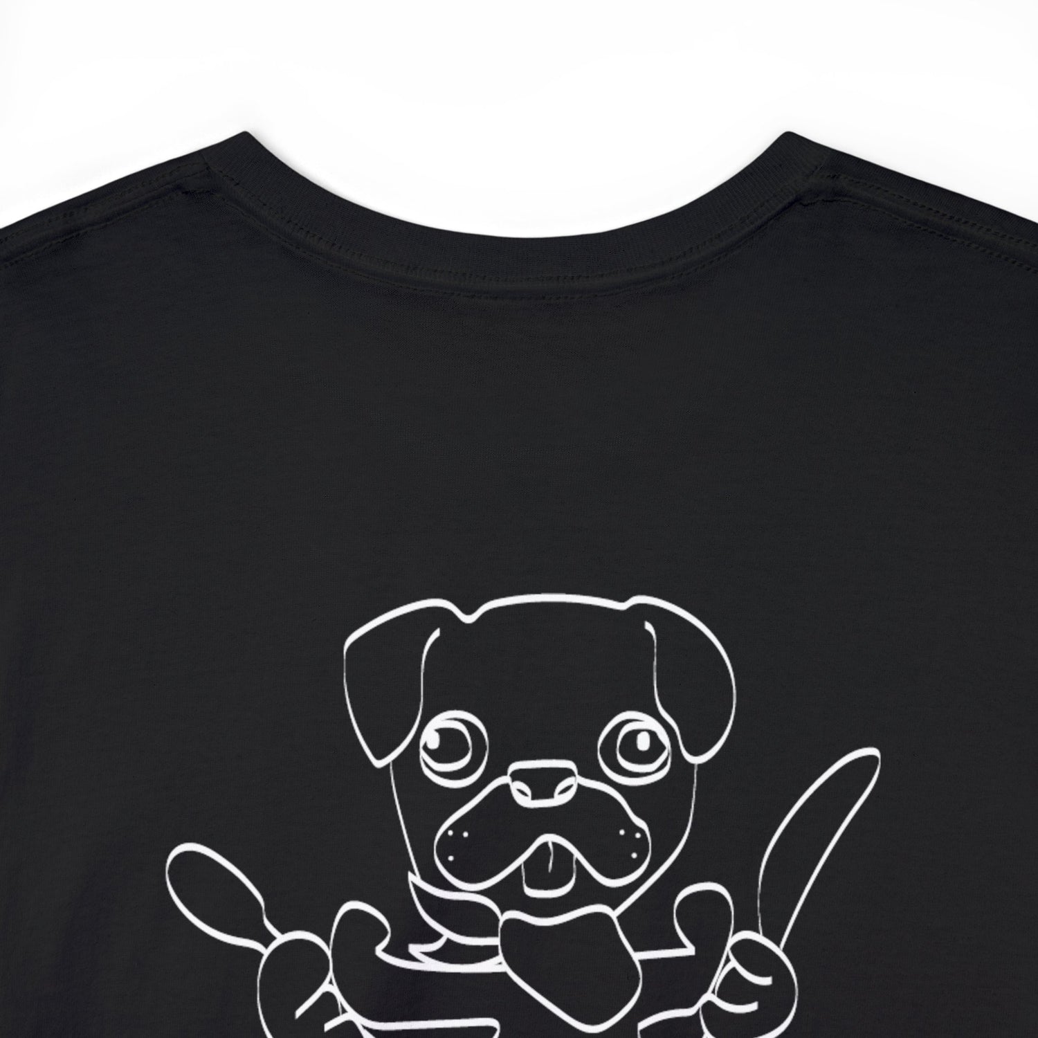 HUMAN FOOD PLEASE TEE BLACK