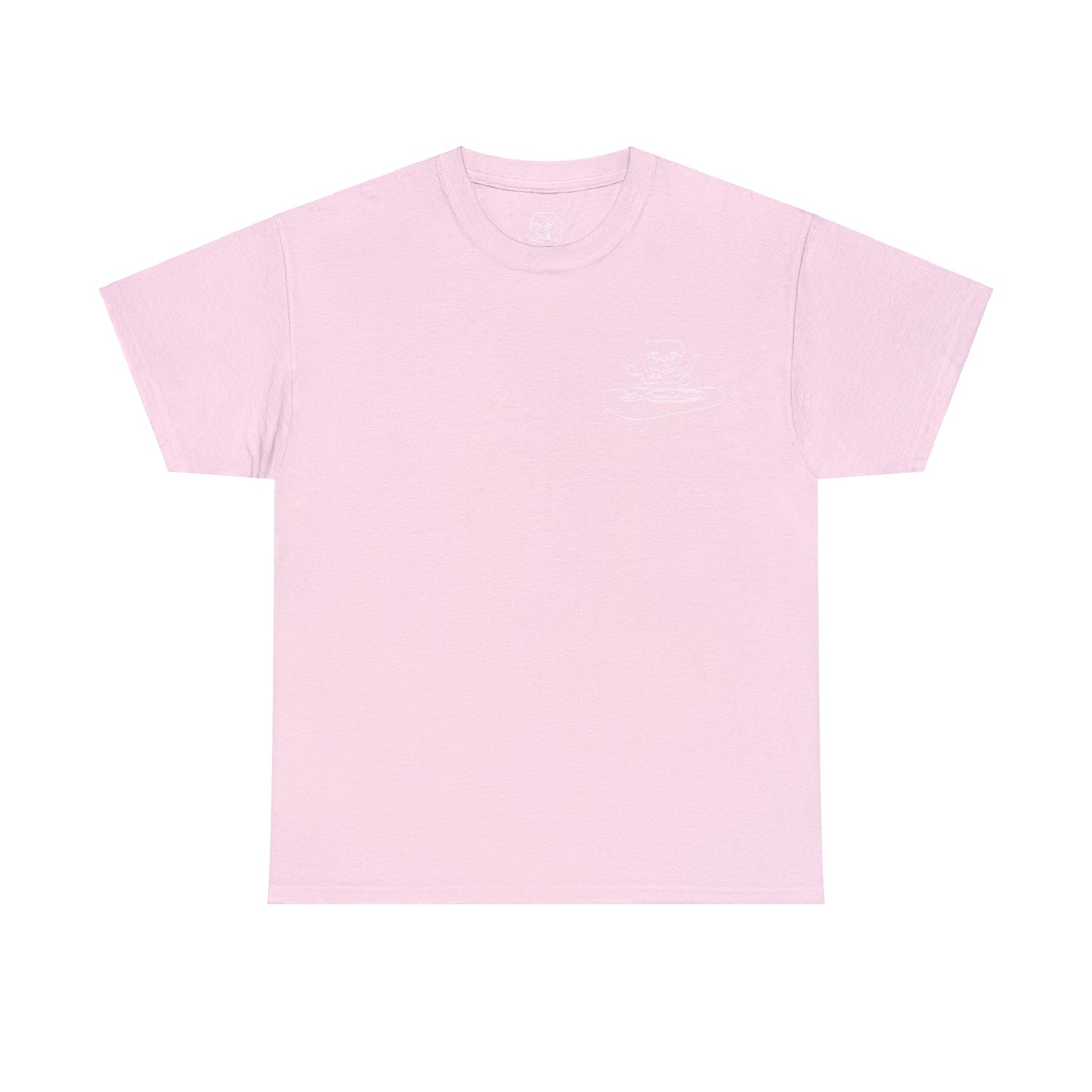 HUMAN FOOD PLEASE TEE PINK